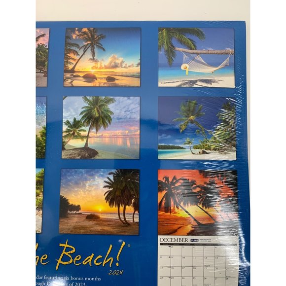 U-Line Beach Paper Wall Calendar 2024 6674 New Willow Creek - Picture 8 of 9